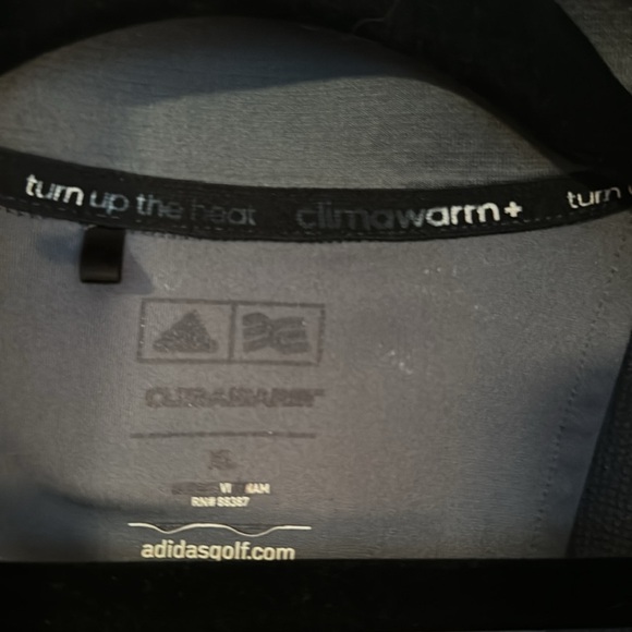 COPY - Adidas Golf Long Sleeve Men's 1/4 Zip Climawarm Pullover Sz XL Athletic … - Picture 7 of 12